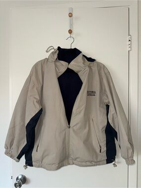 Victoria Canada Men's Two-Tone Beige and Navy Jacket
